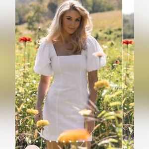 Petal and Pup Tuscany Dress White